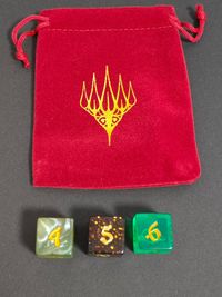 MS 未使用品 MTG 指輪物語 ダイス 3種各1個 ダイス袋 ピンズ ピンバッジ イクサラン サプライ イベント キャンペーン 参加 サムネイル 2
