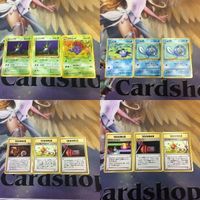 ポケモンカード 旧裏面 3枚 ナゾノクサ ニョロモ なにかの化石 ポケモンいれかえ NO.043 NO.060 バトル場は穴