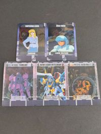 ガンダム総集編ウェファーチョコ 機動戦士ガンダムアニバーサリーカード ウエハース ウッソ カテジナ V2アサルトバスターガンダム サムネイル 1