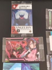 エヴァンゲリオン クリア アマダカード 2 アマダP.P.カード クリスタルカード collection number50 ウエハース まとめ 綾波レイ シンジ 葛城ミサト サムネイル 6