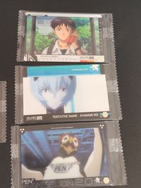 エヴァンゲリオン クリア アマダカード 2 アマダP.P.カード クリスタルカード collection number50 ウエハース まとめ 綾波レイ シンジ 葛城ミサト サムネイル 5