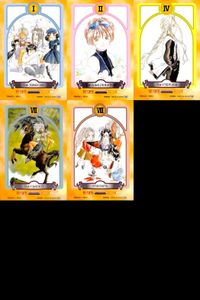 ああっ女神さまっ 藤島康介 カード まとめ タロット TAROT 1 2 4 7 8 ああ女神さま ムービック MOVIC 初版 ap257 o20 サムネイル 1