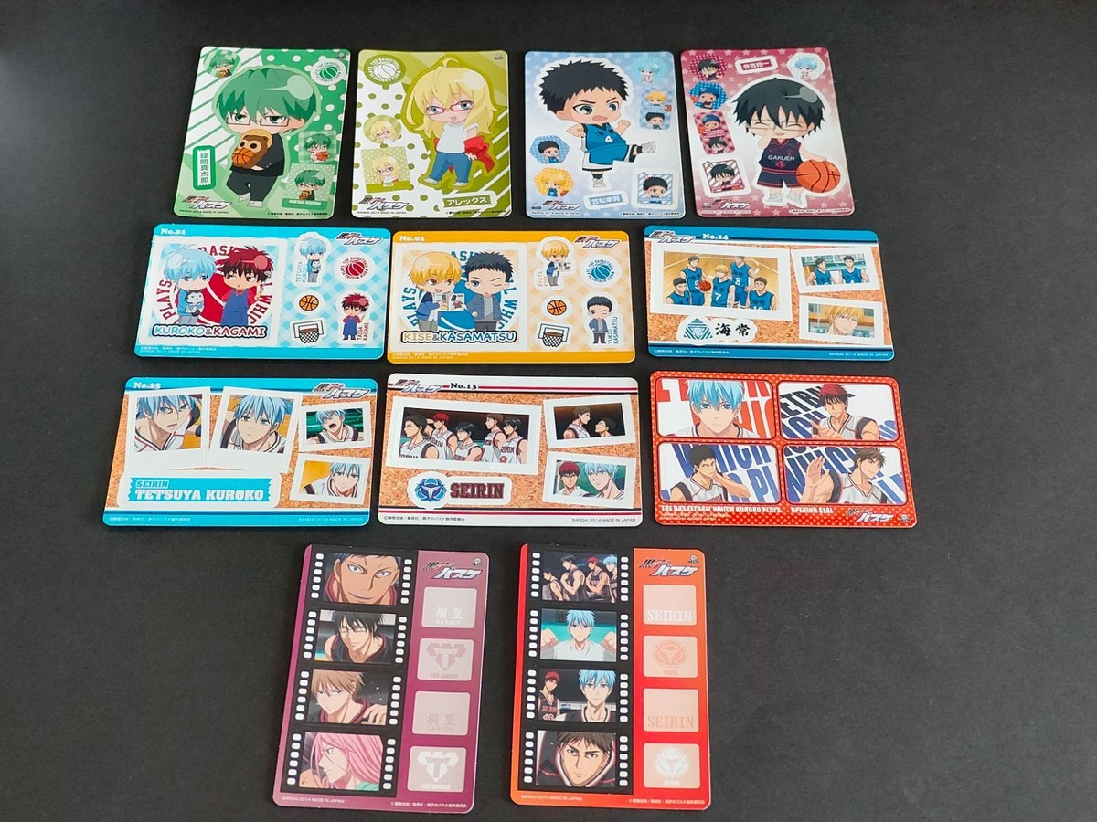 笠松幸男(ちびキャラ) シール カードダス 黒子のバスケ スターティングカードコレクション シール アレックス 今吉翔一