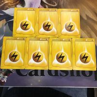 ポケモンカード 新裏面 7枚 eカード 基本カミナリエネルギーカード 4