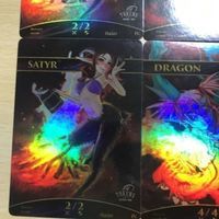 Magic The Gathering Token Vampire Dragon Satyr Foil Lot Japanese サムネイル 4