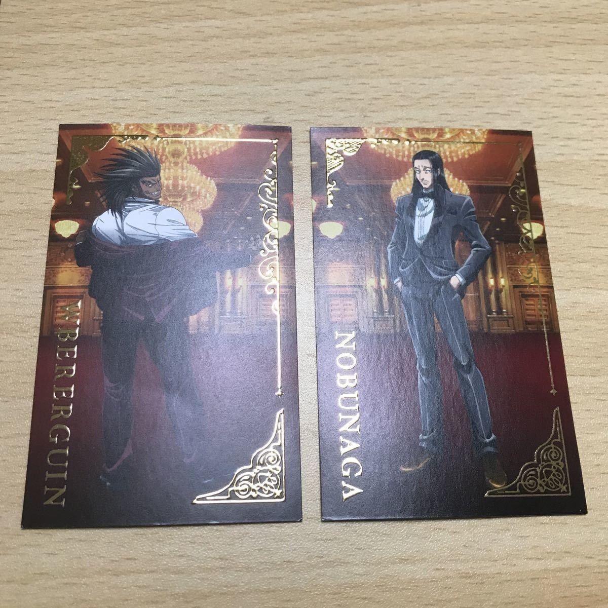 送料無料 カード ハンターハンター ウヴォーギン ノブナガ アニメイトカフェ マッドハウス 非売品 hunter×hunter ca10-2 0121