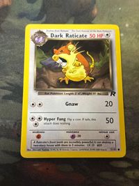 Pokemon Card English 51/82 Rattata TCG Overseas Version