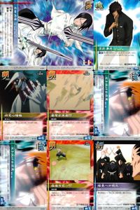 カード まとめ ブリーチ BLEACH ソウルカードバトル 石田雨竜 茶渡泰虎 研究心増幅 連撃石波斬!!! 空を抜ける意思 空を抜ける意思 旋廻万花っ!!! 隊長への敬礼 サムネイル 1