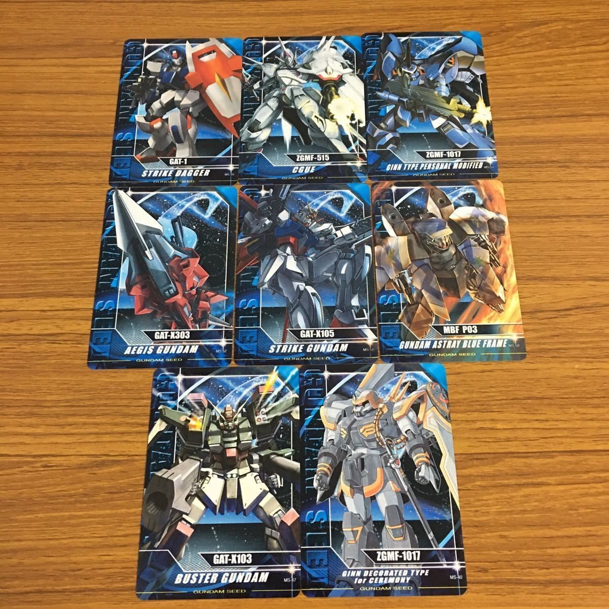 カード トレカ まとめ 機動戦士 ガンダム SEED シグー ストライクダガー ジン アストレイ イージス バスター 32