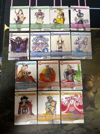 Final Fantasy Trading Card Lot Maria Mage Sisters