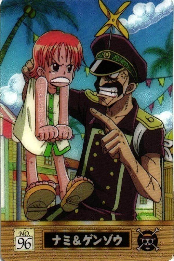 One Piece Card Gummy Nami Robin Shanks Japanese Anime