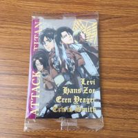 カード トレカ 進撃の巨人 箔押し レア キラ リヴァイ エレン ハンジ エルヴィン 未開封 9
