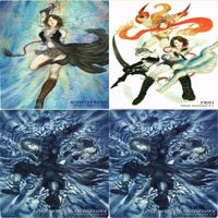 天野喜孝 ユウナ リュック パイン ファイナルファンタジー X-2 10-2 アートミュージアム カード まとめ サムネイル 1