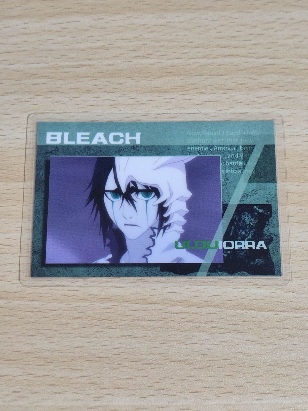 Ulquiorra Laminate Card Bleach Rare Vintage Japanese