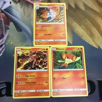 Pokemon Card Old Back English Overseas 3 Cards Vintage