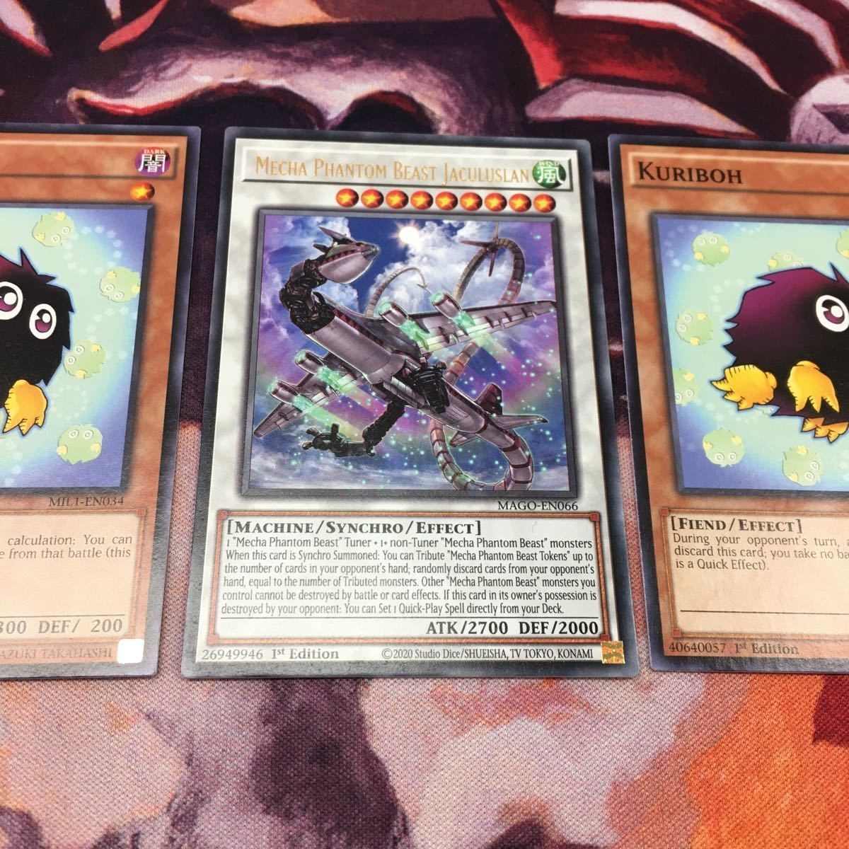 IT220118-282 遊戯王 幻獣機ヤクルスラーン クリボー 米1st ゴールドレターレア ノーマル 英語版 EU版 まとめ