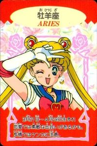 カード うさぎ 牡羊座 おひつじ座 セーラームーン くるくるルーレット アマダ