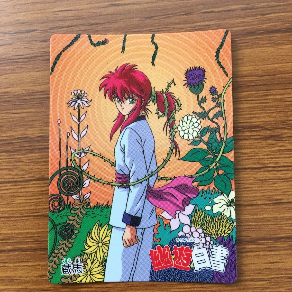 バンダイ バンプレカード 幽遊白書 蔵馬 13