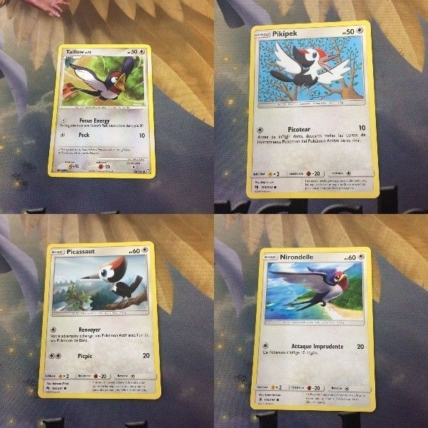 ポケモンカード 旧裏面 海外 英語版 スバメ ツツケラ ツバメ 10 41 27 31