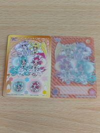 希少 2010 レアフラワーカード/ハートキャッチプリキュア! おねがいフラワー!カード パリ ver. 015：スーパープリキュア・・・デス☆ サムネイル 4