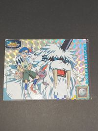 Digimon Adventure Taichi Agumon Card Amada 1999 Vintage
