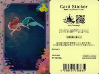 Disney Card Sticker Lot Alice Ariel Little Mermaid サムネイル 3