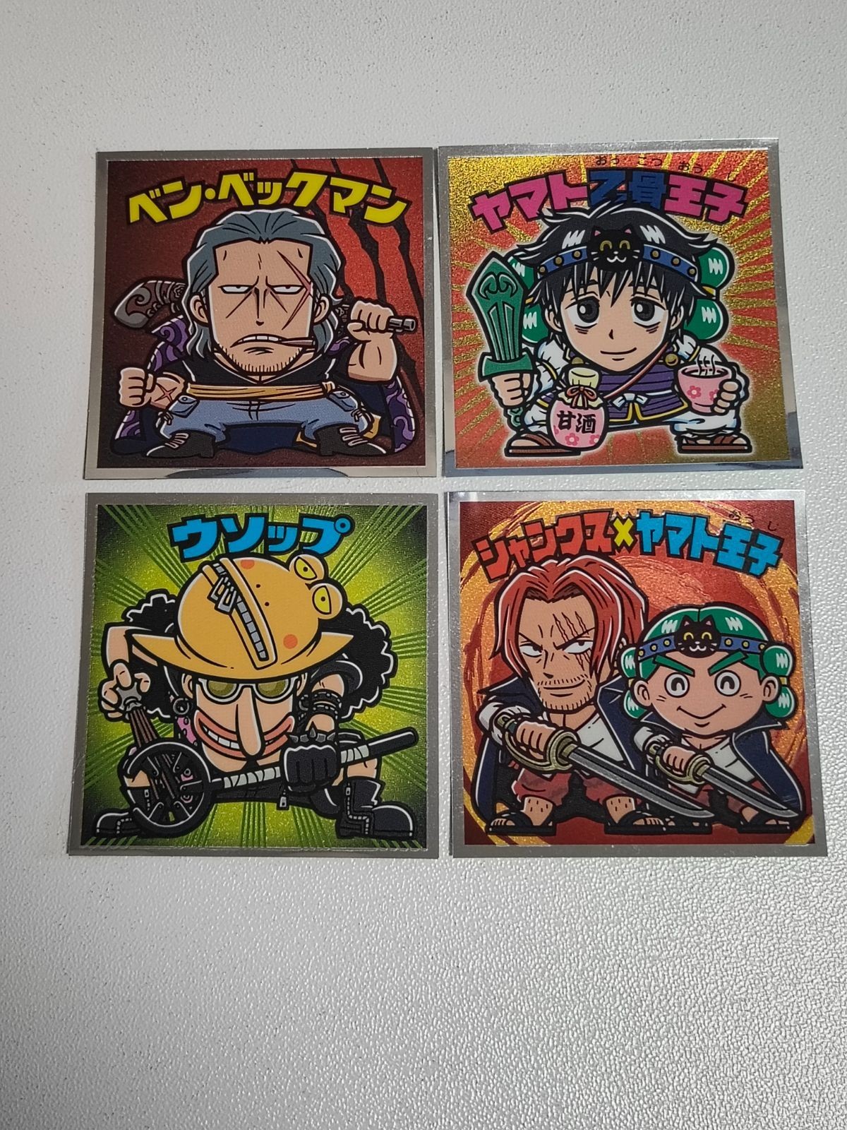 One Piece Yamato Shanks Usopp Bekkuman Seal Sticker