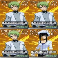 Gundam 00 SEED Card Lot Ribbons Almalk Marina Anime