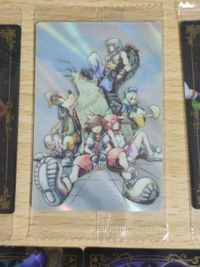 希少カード 有 キングダムハーツ ウエハース 第1弾 ビジュアルカード ソラ リク カイリ 休息 未開封 ウエハース サムネイル 2