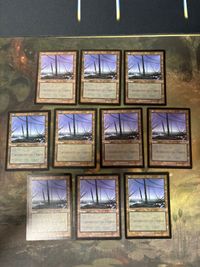 MTG Swamp Urza's Saga 10x Basic Land Japanese