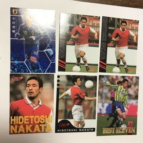 交渉歓迎 ca5-1 カード レア サッカー 中田英寿 中田 中村俊輔 まとめ キラ カルビー 1909
