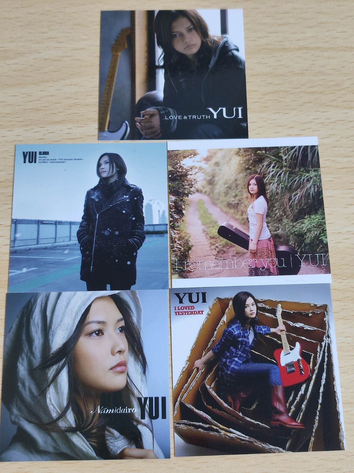 YUI 歴代アルバムジャケット ミニサイズカード