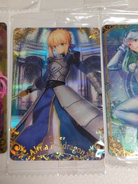 カード フェイト fate ウエハース アルトリア ペンドラゴン セイバー アインツベルンククルカン ST 1 サムネイル 2