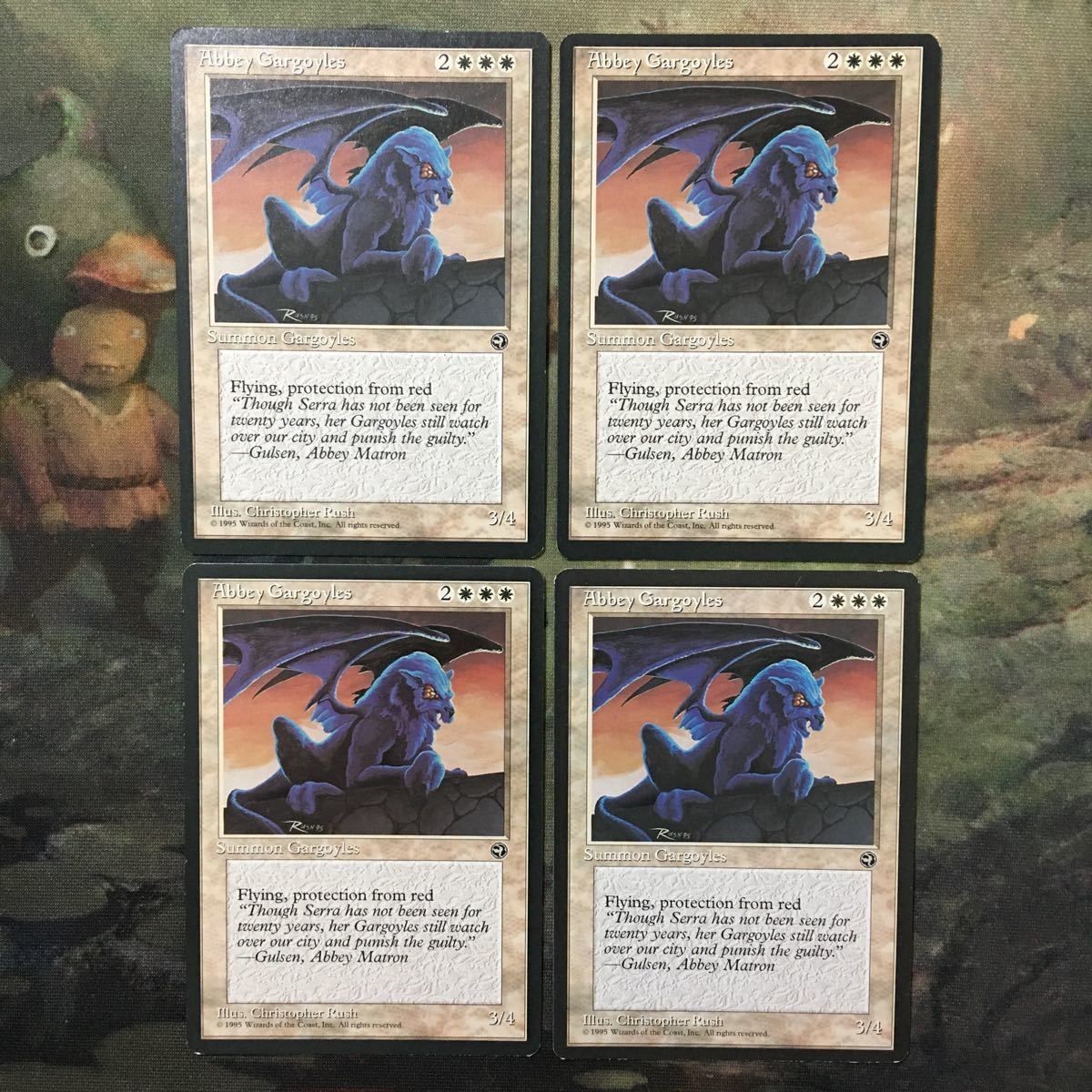 MTG マジックザギャザリング カード まとめ HML 修道院のガーゴイル/Abbey Gargoyles 4枚セット 3