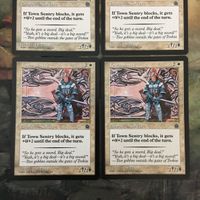 MTG マジックザギャザリング カード まとめ PO2 町の歩哨/Town Sentry 4枚セット 41 サムネイル 2