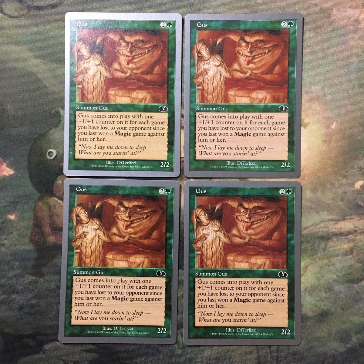 MTG マジックザギャザリング カード まとめ UGL Gus 4枚セット 120
