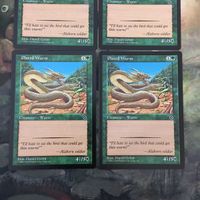 MTG マジックザギャザリング カード まとめ PO2 板金鎧のワーム/Plated Wurm 4枚セット 43 サムネイル 2