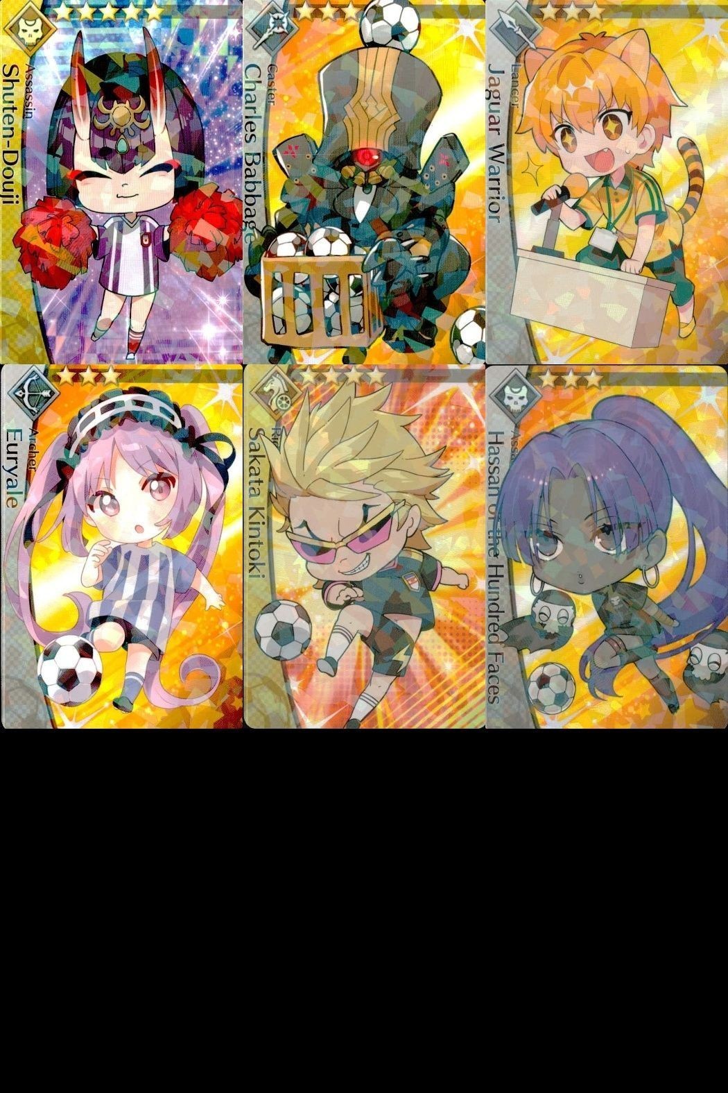 カード Fate FGO ドリームストライカー フェイト サッカー まとめ 酒<!-利用不可文字-!>童子
アサシン チャールズ・バベッジ ジャガーマン エウリュアレ 坂田金時 百貌のハサン コレクション ap305 o20