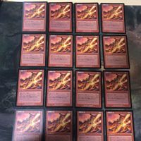 赤 型番統一 16枚 部族の炎 Tribal Flames MTG 旧枠 まとめ 日本語 JP INV インベイジョン