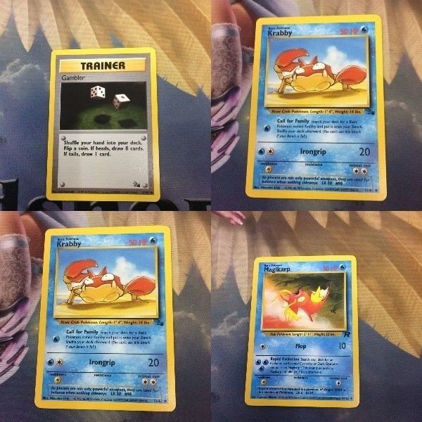 Pokemon Card Old Back English Version Gambler Club Magikarp