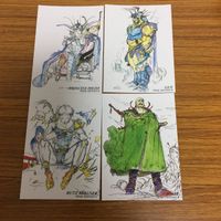 Final Fantasy Card Lot Yoshitaka Amano Anime Trading サムネイル 1