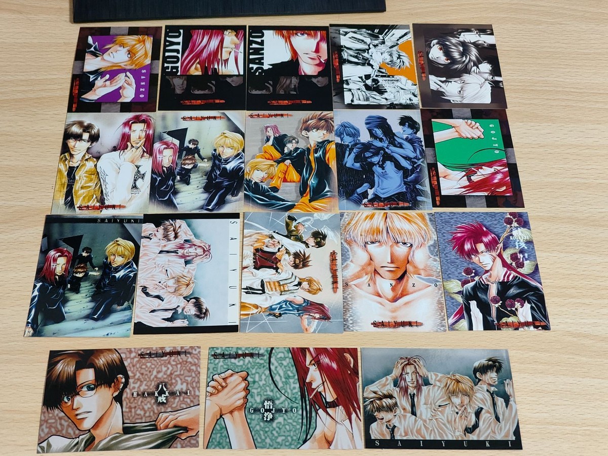 18種 レアあり 最遊記 原作 トレーディングステッカー シール カード まとめ SP スペシャルカード 三蔵 悟空 悟浄 八戒
