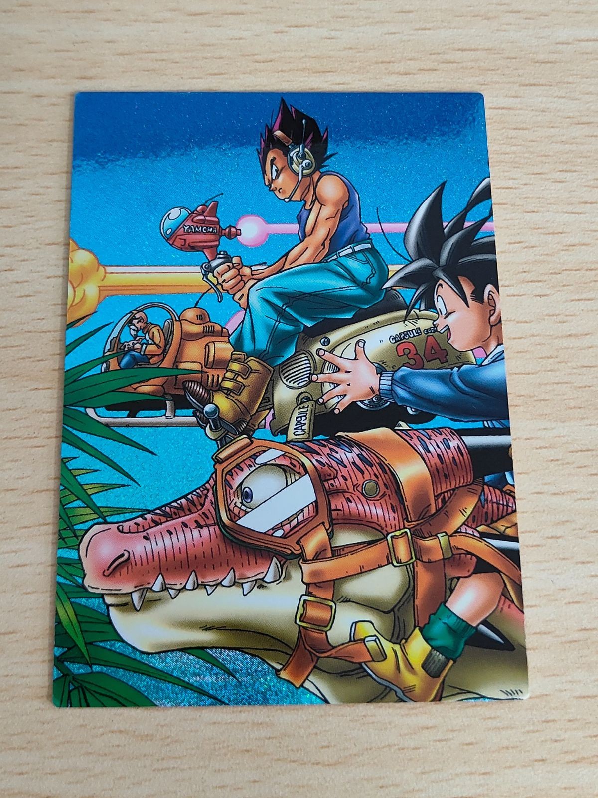 ドラゴンボールカード パズルカード ベジータ 悟空 恐竜 SP No.04 パノラマ