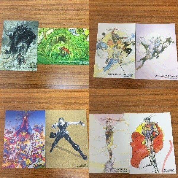 ファイナルファンタジー カード 天野 喜孝 まとめ 雲海の魔人 暁の四戦士 狂宴 暁の誓い オチューVS 暁に向けて 撃