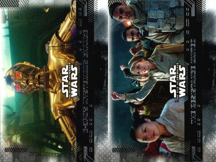 カード まとめ スターウォーズ Star Wars 62 C-3PO'S MYSTERIOUS CHANGE C-3POの不思議な変化 98 THE RESISTANCE UNITED 団結するレジスタンス Topps トップス