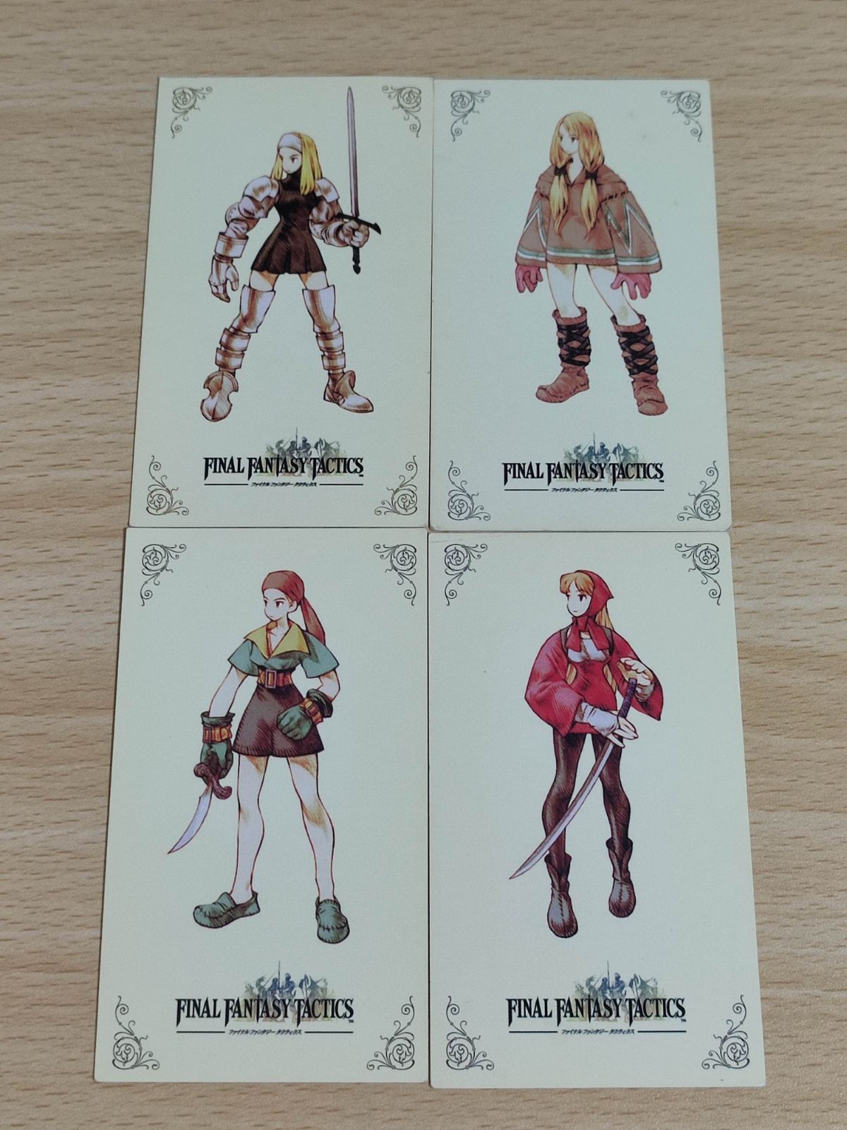 ファイナルファンタジータクティクス カード FFt シーフ 忍者 風水師 戦士