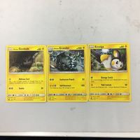 ポケモンカード 旧裏面 海外 英語版 3枚 ゴローン エモンガ イシツブテ 22