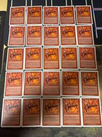 火山の鎚/Volcanic hammer 25枚 まとめ 型番統一 MTG 7ED 第7版 白枠 旧枠 大量