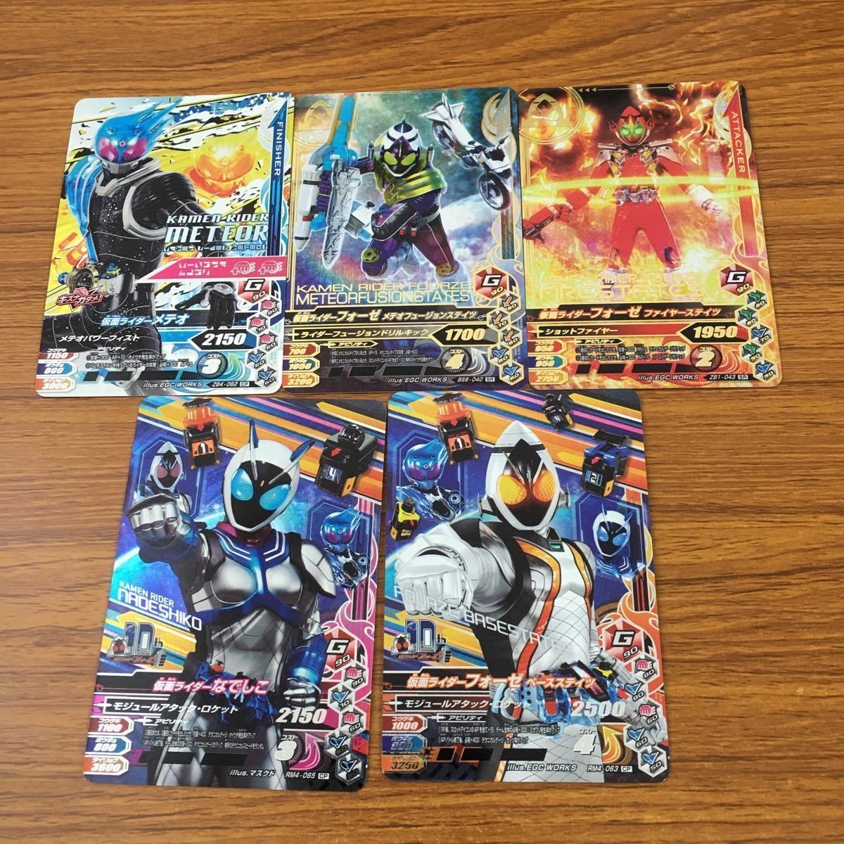 カード トレカ まとめ ガンバライジング SR なでしこフォーゼ メテオ 60