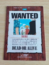 ONE PIECE カードダスマスターズ カード カードダス アマダ ナミ ワンピース BANDAI 2000 48 サムネイル 2